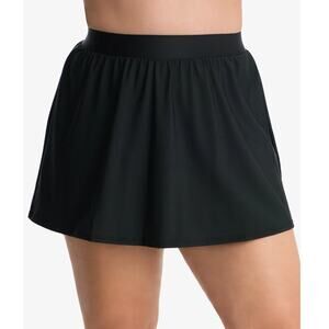Miraclesuit Women's Plus Size Swim Skirt Black Size 16W